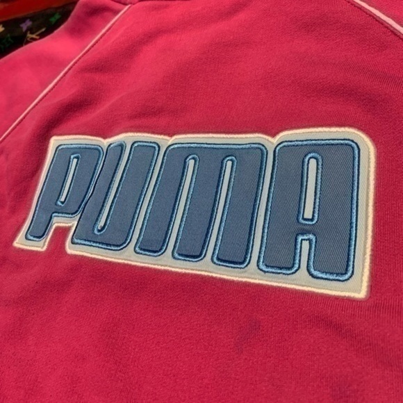 SOLD ARCHIVE - PUMA MOCKNECK ZIP UP JACKET TOP PINK BLUE PURPLE - Picture 4 of 8
